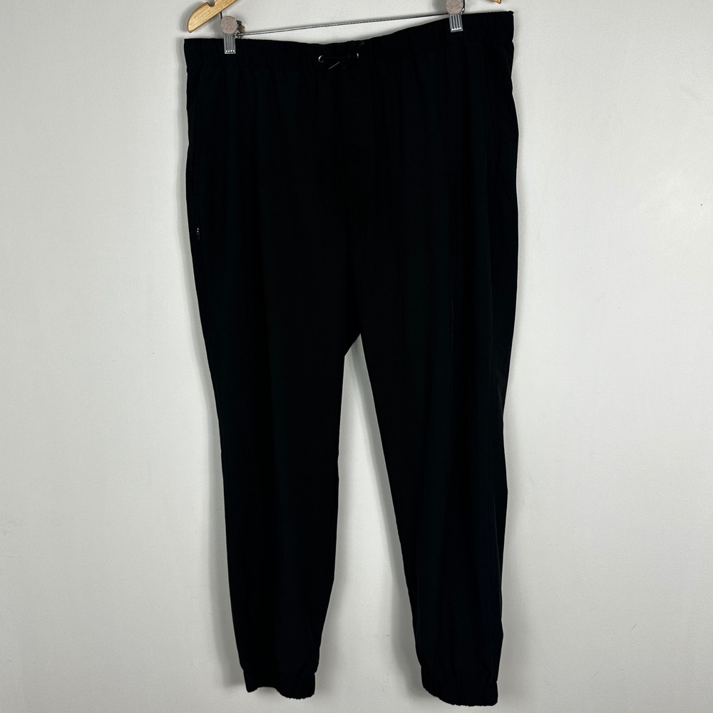FootJoy Mens Joggers XL Performance Golf Pants Black Stretch Activewear Joggers